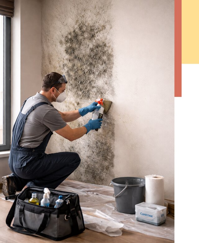 Удаление плесени со стен в Лыткарино от 2202 руб. — быстро и недорого | ОТДЕЛОЧНИК-Лтк