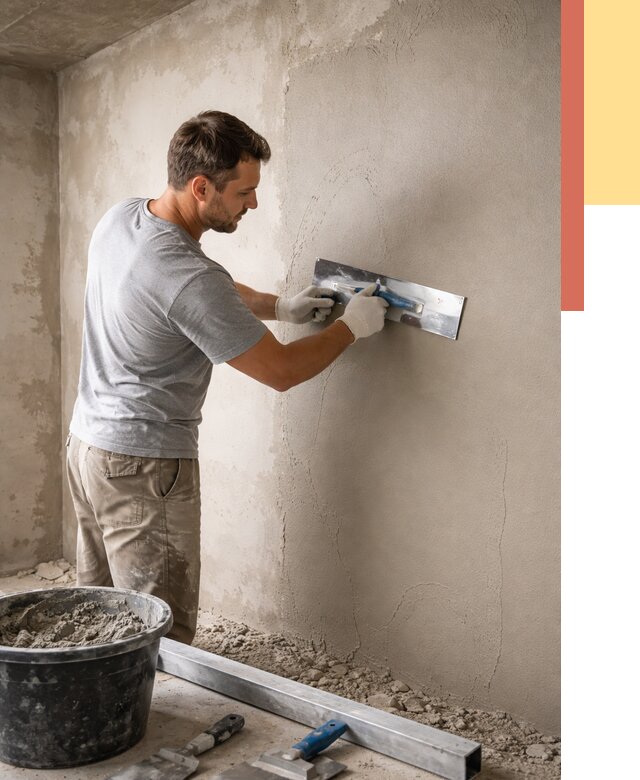 Штукатурка стен без маяков в Лыткарино от 7375 руб/м2 — услуги и цена | ОТДЕЛОЧНИК-Лтк