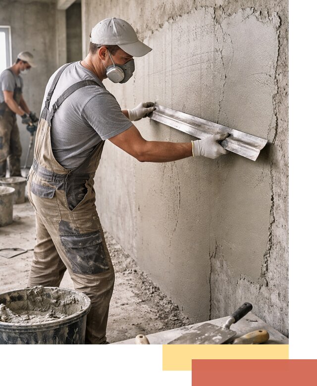 Штукатурка бетонных стен в Лыткарино качественно и долговечно