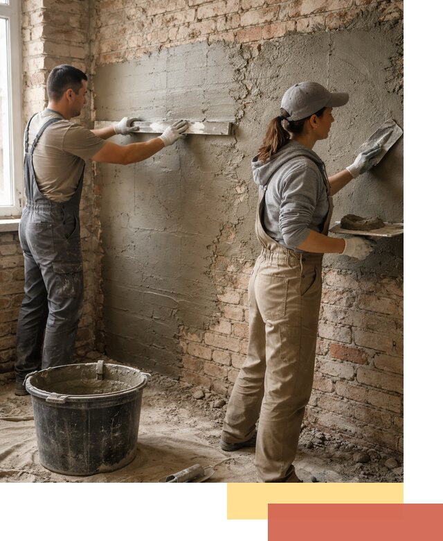 Штукатурка кирпичных стен в Лыткарино — качественно и надежно