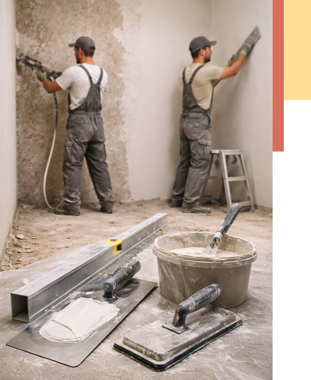 Штукатурка стен под обои в Лыткарино от 4609 руб./м2 — выравнивание под обои | ОТДЕЛОЧНИК-Лтк