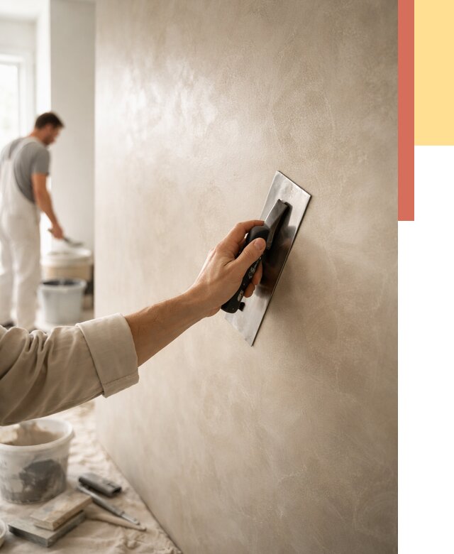 Венецианская штукатурка в Лыткарино от 3585 руб/м² — нанесение стен под ключ | ОТДЕЛОЧНИК-Лтк