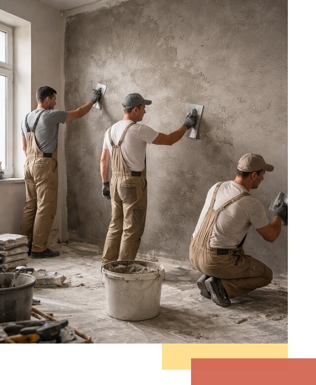 Декоративная штукатурка под бетон в Лыткарино для стен и потолков