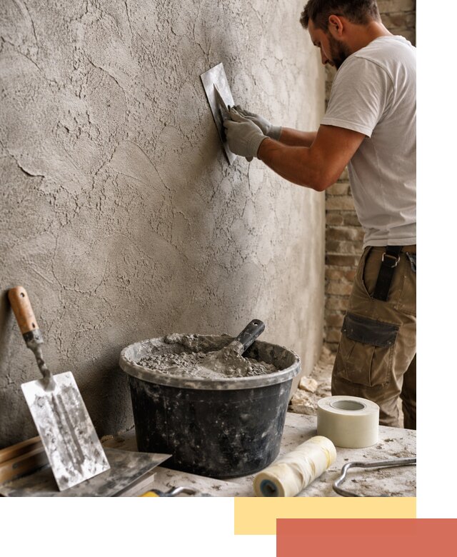 Декоративная штукатурка лофт в Лыткарино — отделка стен и потолков