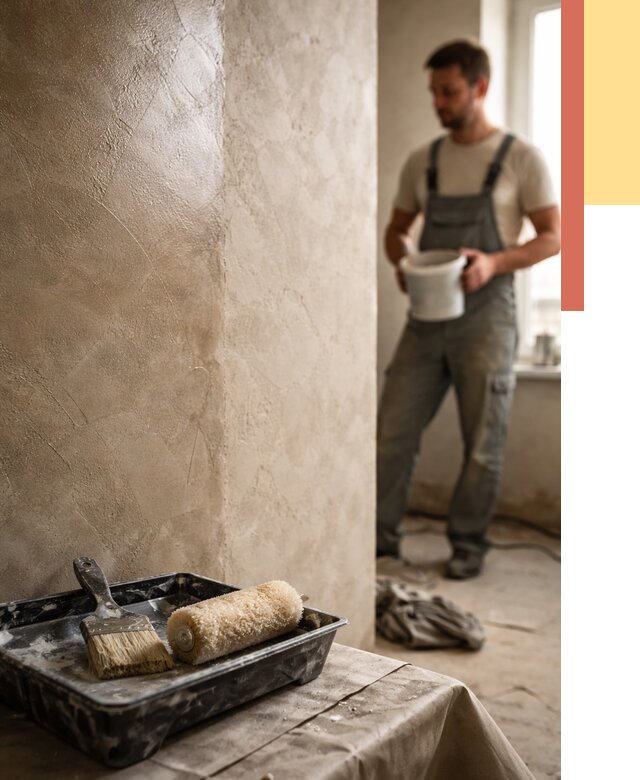 Нанесение воска на штукатурку в Лыткарино от 3585 руб. | Услуги ОТДЕЛОЧНИК-Лтк