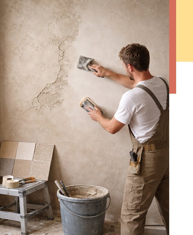 Ремонт декоративной штукатурки в Лыткарино от 4609 руб. под ключ | ОТДЕЛОЧНИК-Лтк