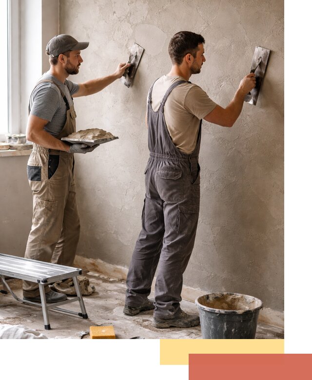 Ремонт декоративной штукатурки и восстановление фактуры в Лыткарино