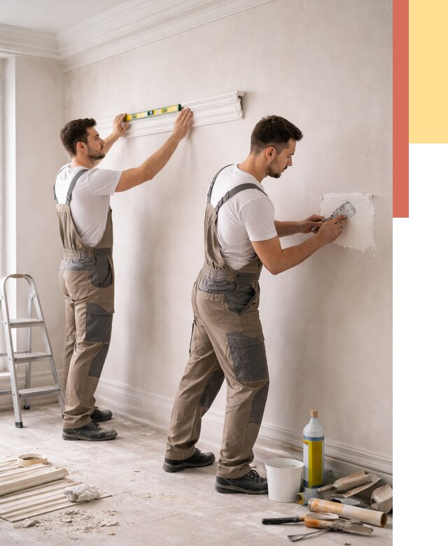 Монтаж лепнины на стены в Лыткарино от 4609 руб. — недорого, быстро | ОТДЕЛОЧНИК-Лтк