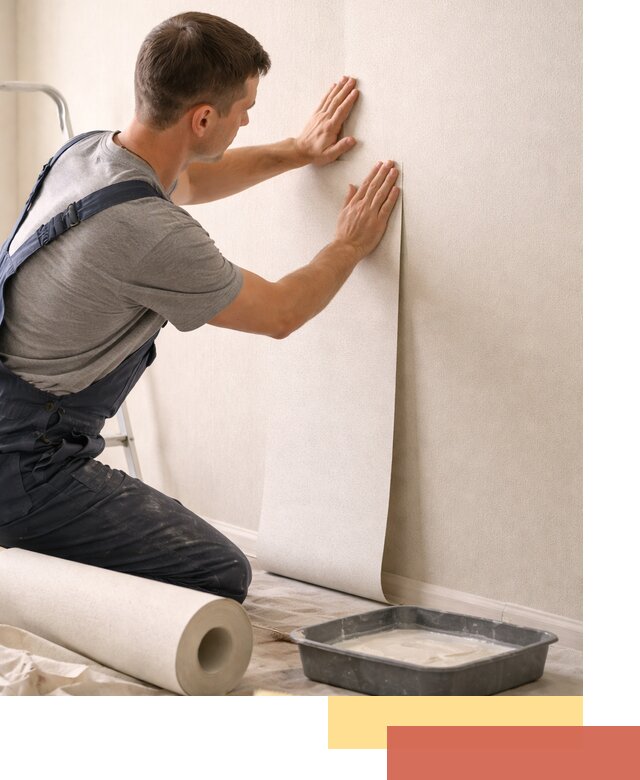 Поклейка флизелиновых обоев в Лыткарино качественно и быстро