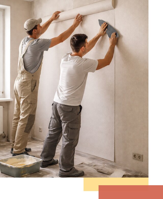 Поклейка виниловых обоев в Лыткарино профессионально и качественно