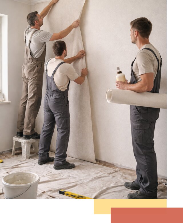 Оклейка стен обоями в Лыткарино — качественно и профессионально