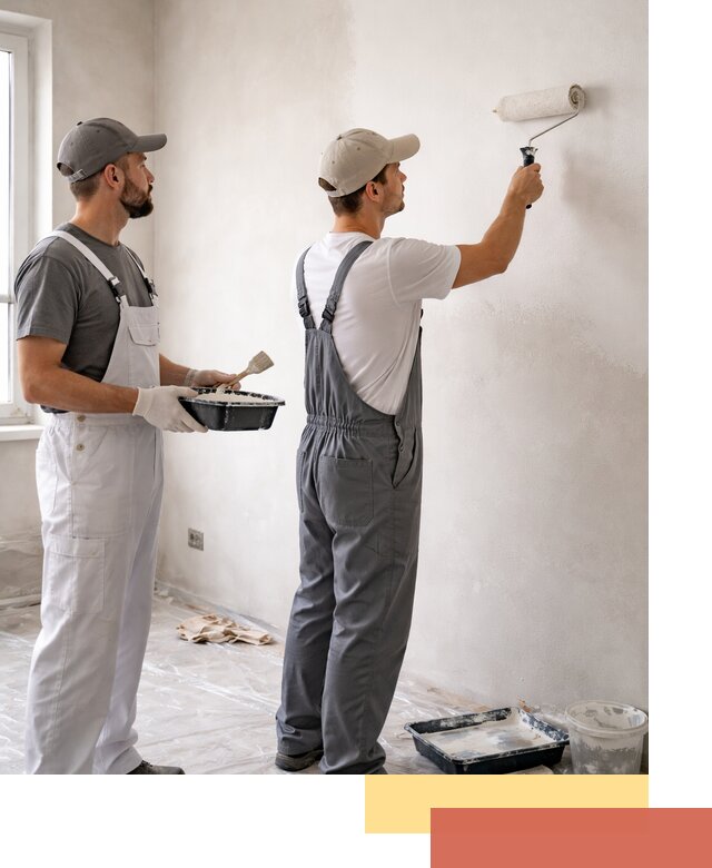 Покраска стен водоэмульсионной краской в Лыткарино