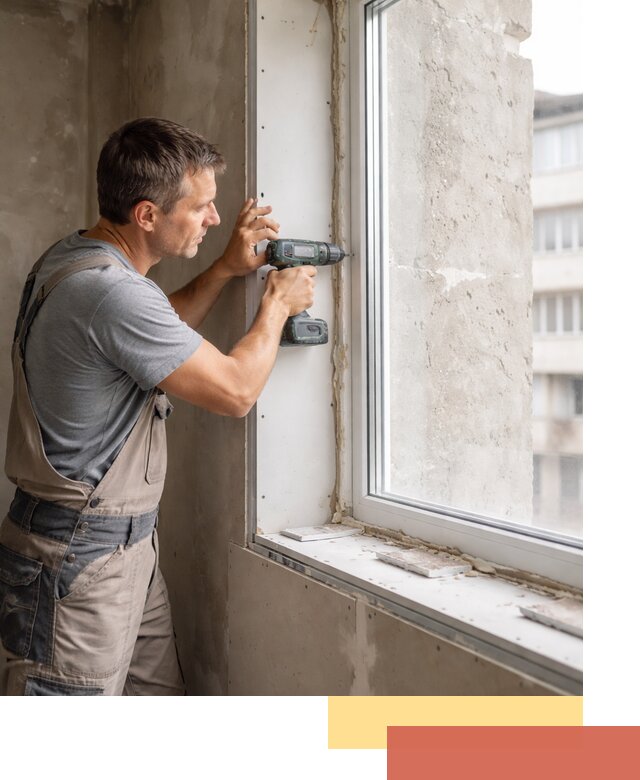 Монтаж гипсокартонных откосов в Лыткарино под ключ