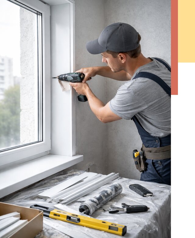 Установка пластиковых откосов в Лыткарино от 2305 руб. | ОТДЕЛОЧНИК-Лтк монтаж, быстро и недорого