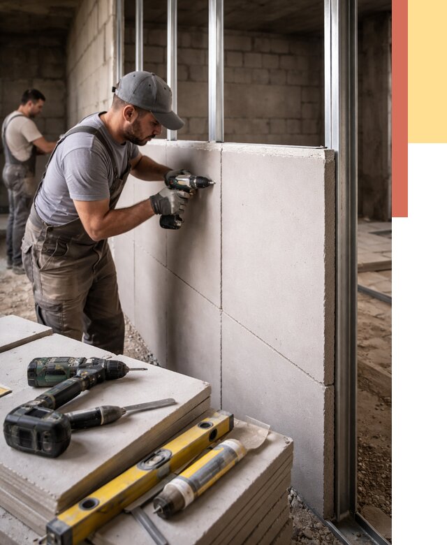 Кладка влагостойких перегородок ПГП в Лыткарино от 1229 руб. под ключ | ОТДЕЛОЧНИК-Лтк