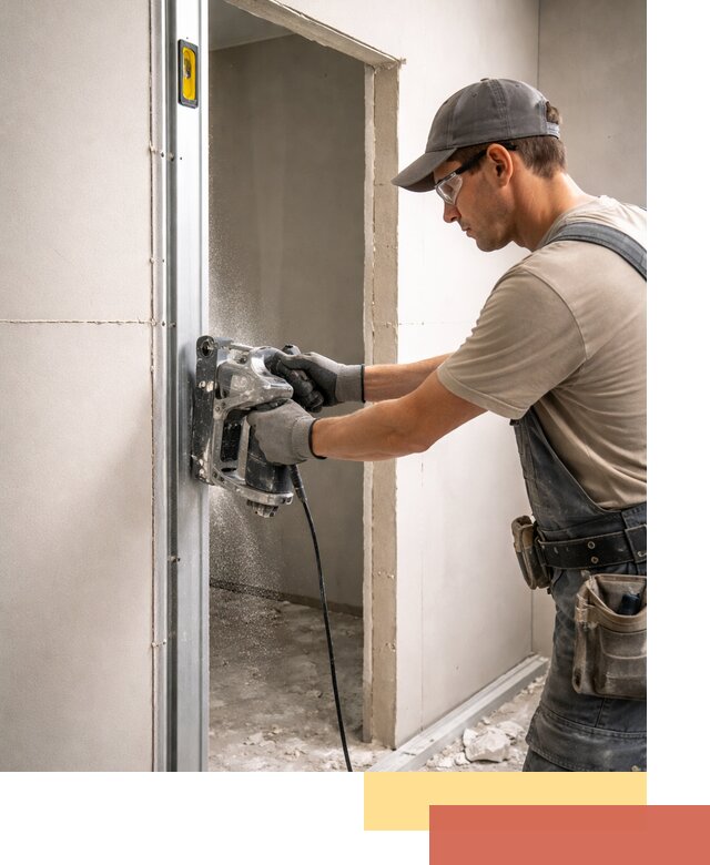 Устройство дверного проема в перегородке в Лыткарино