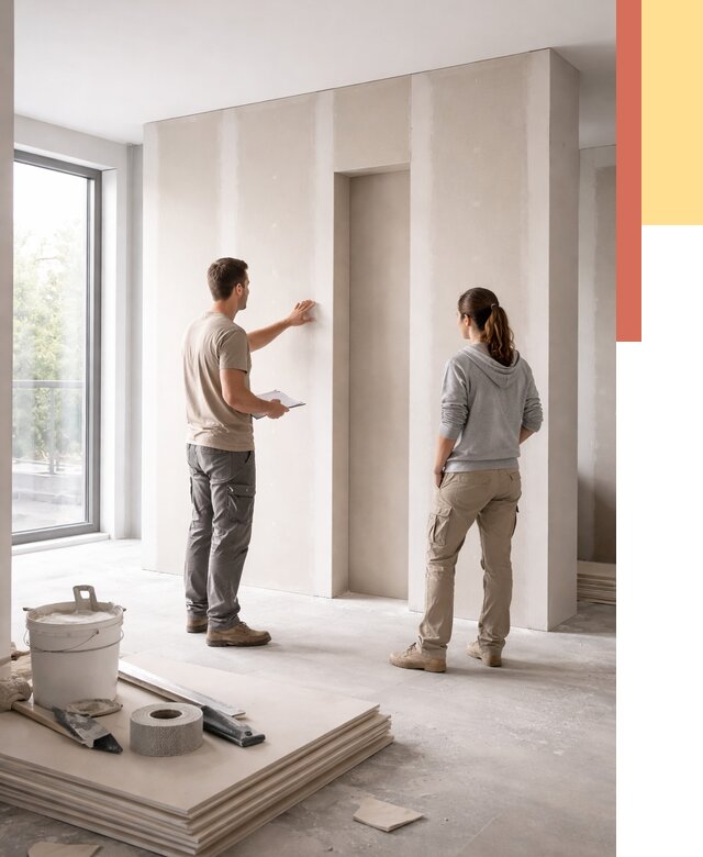 Зонирующая перегородка из гипсокартона в Лыткарино от 2868 руб. под ключ | ОТДЕЛОЧНИК-Лтк