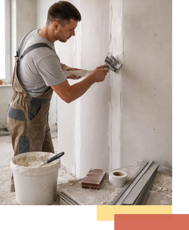 Шпаклевка перегородок из гипсокартона в Лыткарино качественно и быстро