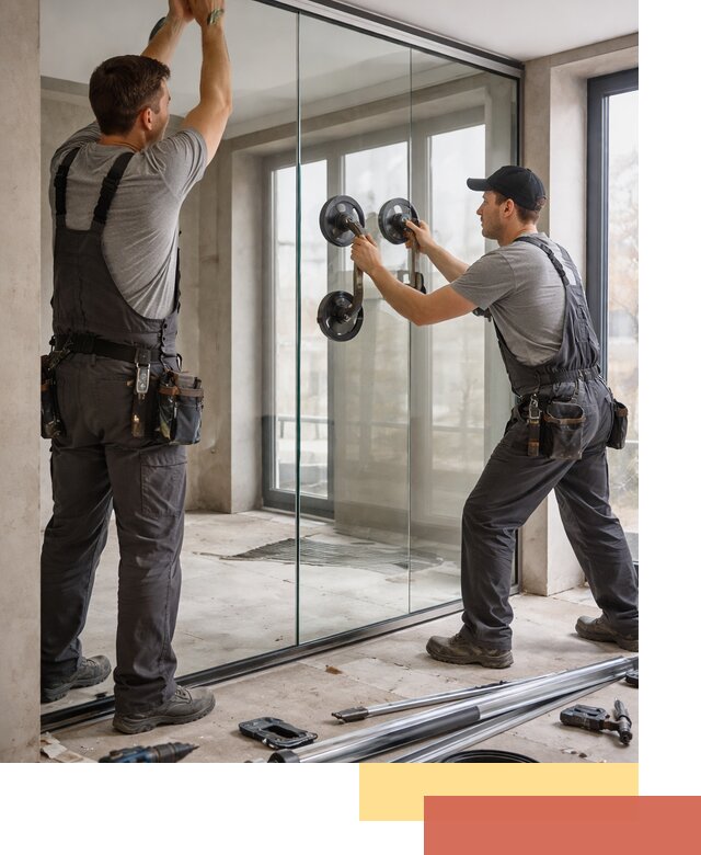 Цельностеклянные перегородки под ключ в Лыткарино