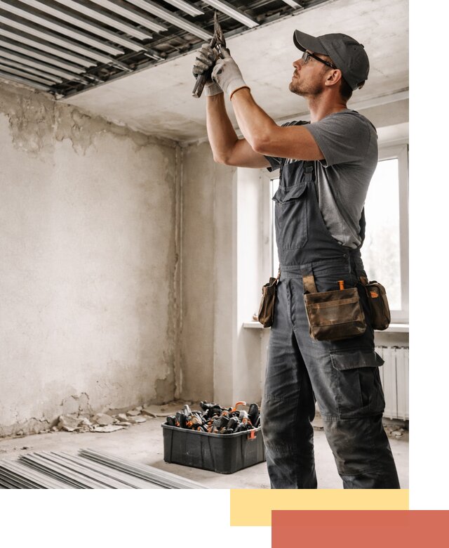 Демонтаж реечного потолка в Лыткарино быстро и аккуратно