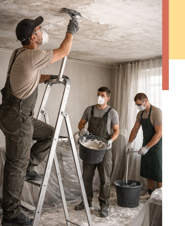 Удаление побелки с потолка в Лыткарино от 2561 руб. быстро и недорого | ОТДЕЛОЧНИК-Лтк