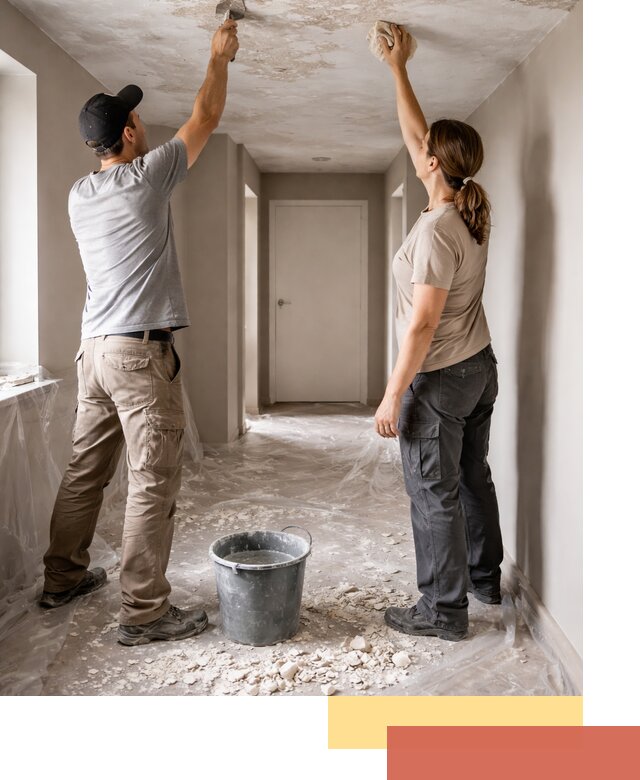 Удаление побелки с потолка в Лыткарино — быстро и аккуратно