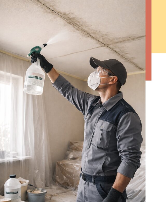 Антисептическая обработка потолка в Лыткарино от 2561 руб. | ОТДЕЛОЧНИК-Лтк