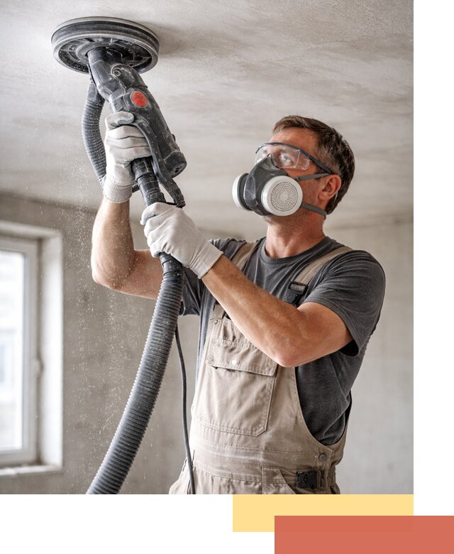 Шлифовка потолка в Лыткарино — качественная подготовка под отделку