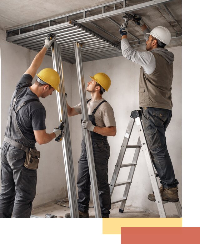 Монтаж реечного потолка под ключ в Лыткарино