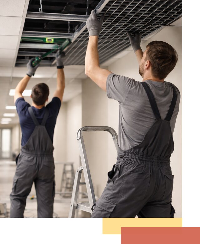 Монтаж потолка Грильято в Лыткарино: установка под ключ качественно