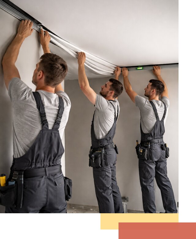 Теневые натяжные потолки в Лыткарино: монтаж и отделка быстро и качественно