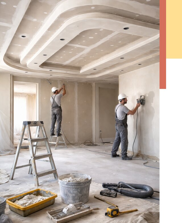 Многоуровневый потолок из гипсокартона в Лыткарино от 768 руб. под ключ | ОТДЕЛОЧНИК-Лтк