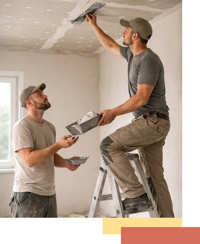 Шпаклевка потолка из гипсокартона в Лыткарино качественно и быстро