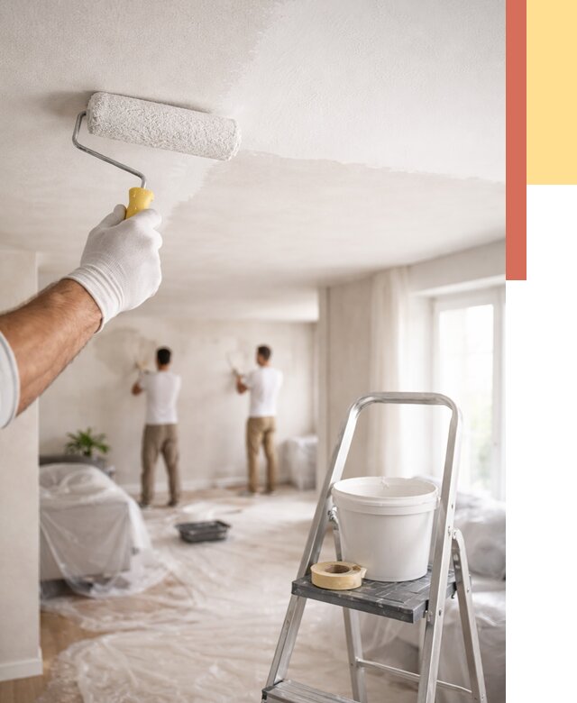 Покраска потолка акриловой краской в Лыткарино от 2561 руб. | ОТДЕЛОЧНИК-Лтк