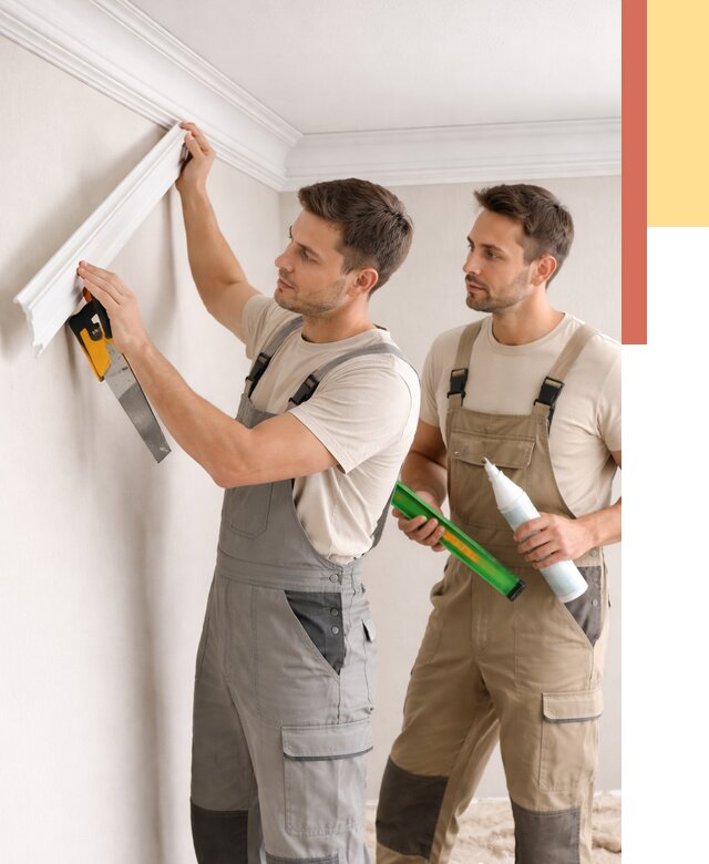 Монтаж потолочного плинтуса в Лыткарино от 2356 руб. — быстро и недорого | ОТДЕЛОЧНИК-Лтк