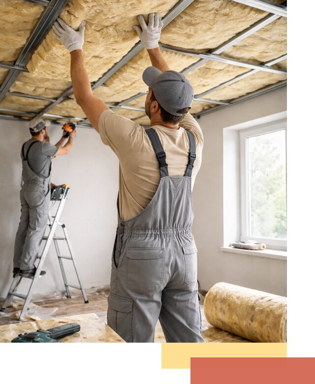 Утепление потолка под ключ в Лыткарино качественно и быстро