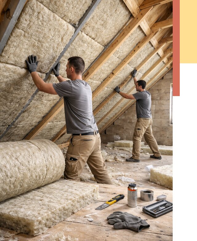 Утепление потолка минватой в Лыткарино от 1485 руб. — быстро и недорого | ОТДЕЛОЧНИК-Лтк