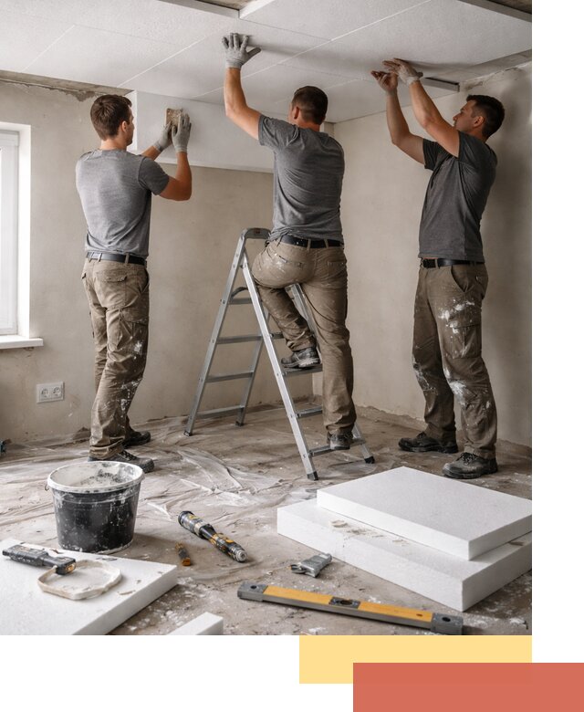 Утепление потолка пенопластом в Лыткарино быстро и качественно