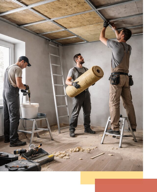 Шумоизоляция потолка в Лыткарино: профессиональный монтаж и отделка