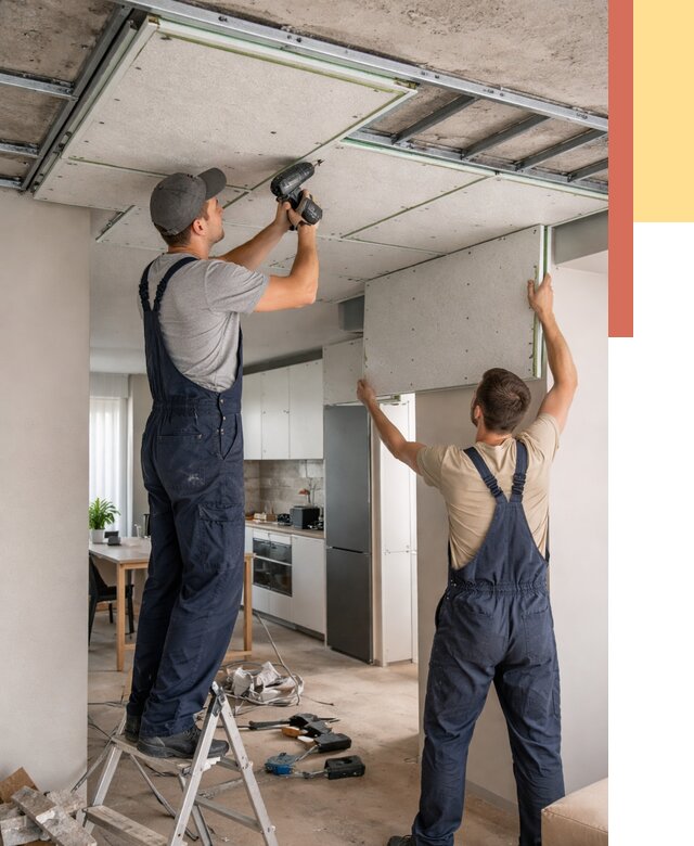 Шумоизоляция потолка панелями зипс в Лыткарино от 1895 руб. под ключ | ОТДЕЛОЧНИК-Лтк